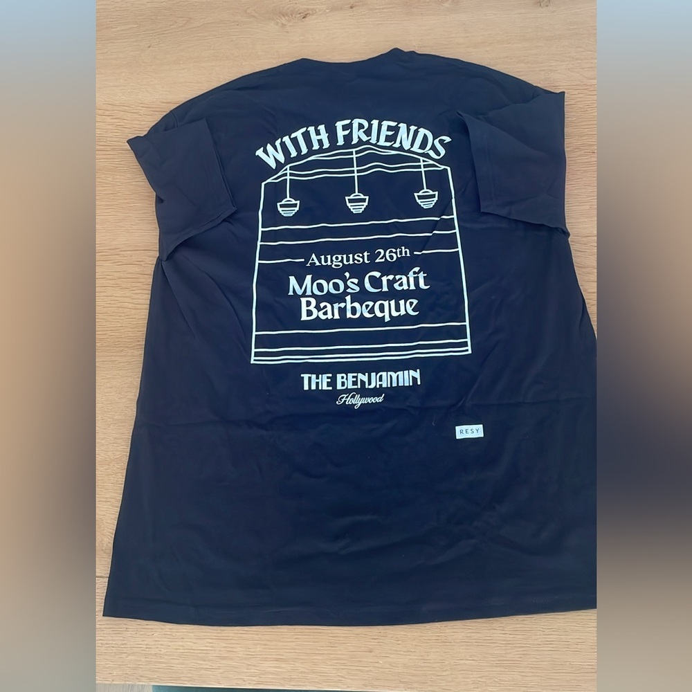 Limited Edition The Benjamin Hollywood X Moo’s Craft BBQ Restaurant - T-Shirt